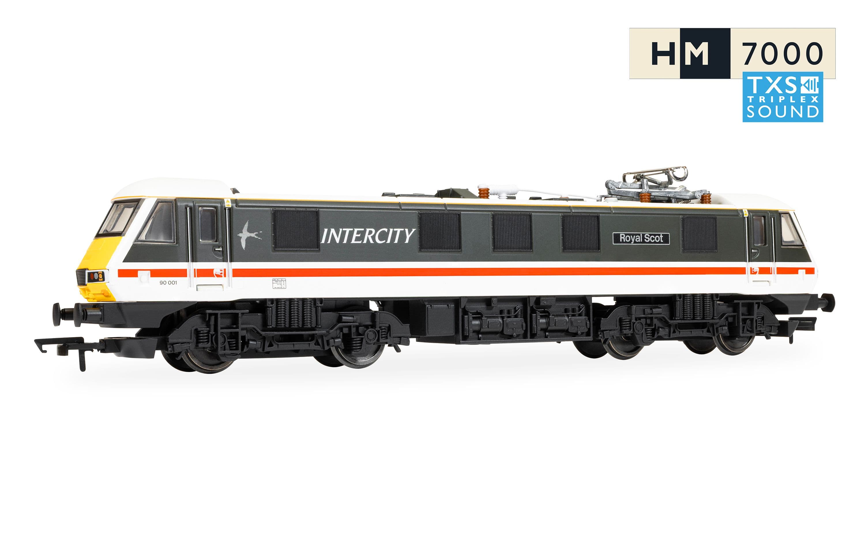RailRoad: BR - Intercity Class 90 - 'Royal Scot' 90001 (DCC Sound Fitted)