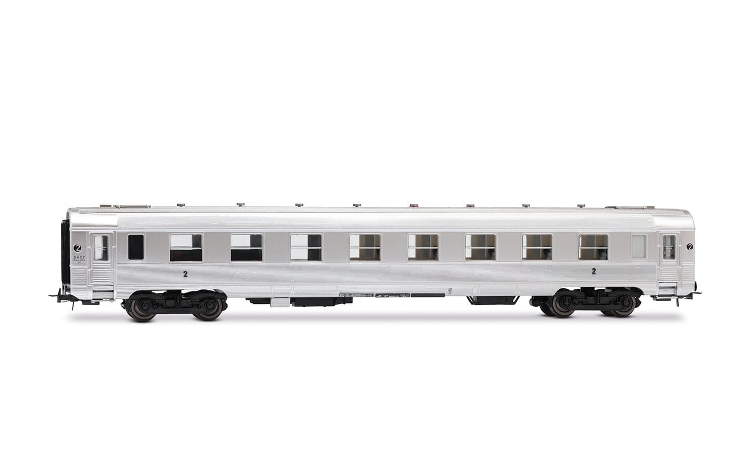 SNCF, 3-unit pack short DEV Inox coaches (A8myfi 1st cl., A3B5myfi 1st/2nd cl., A5smyfi bar), ep. IIIa