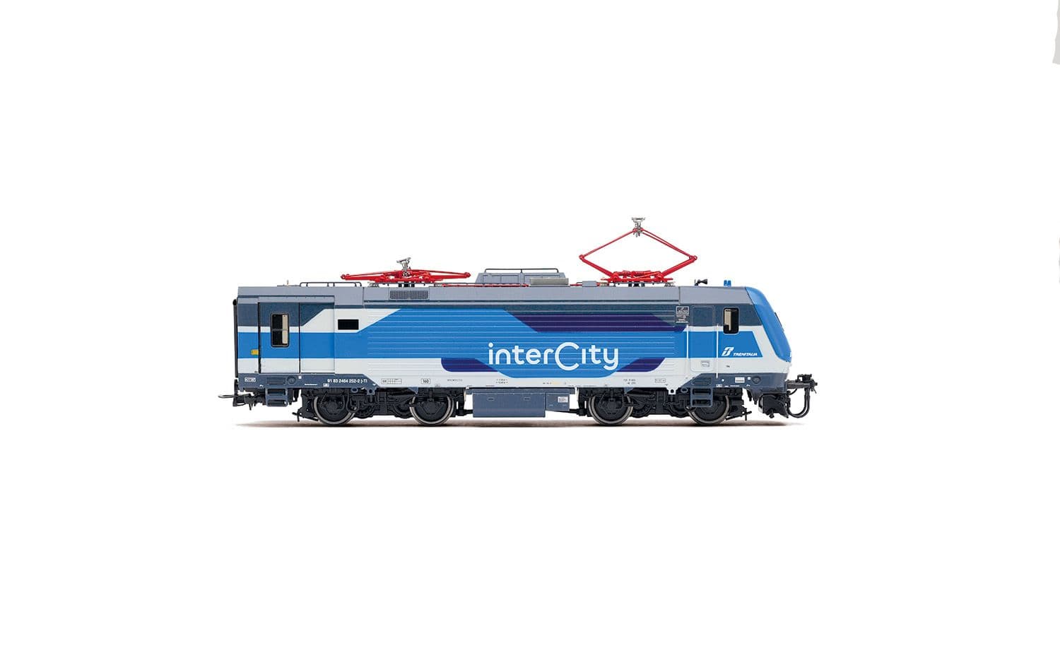 FS Trenitalia, 2-unit motorised pack of E.464, new Intercity livery, blue/light grey