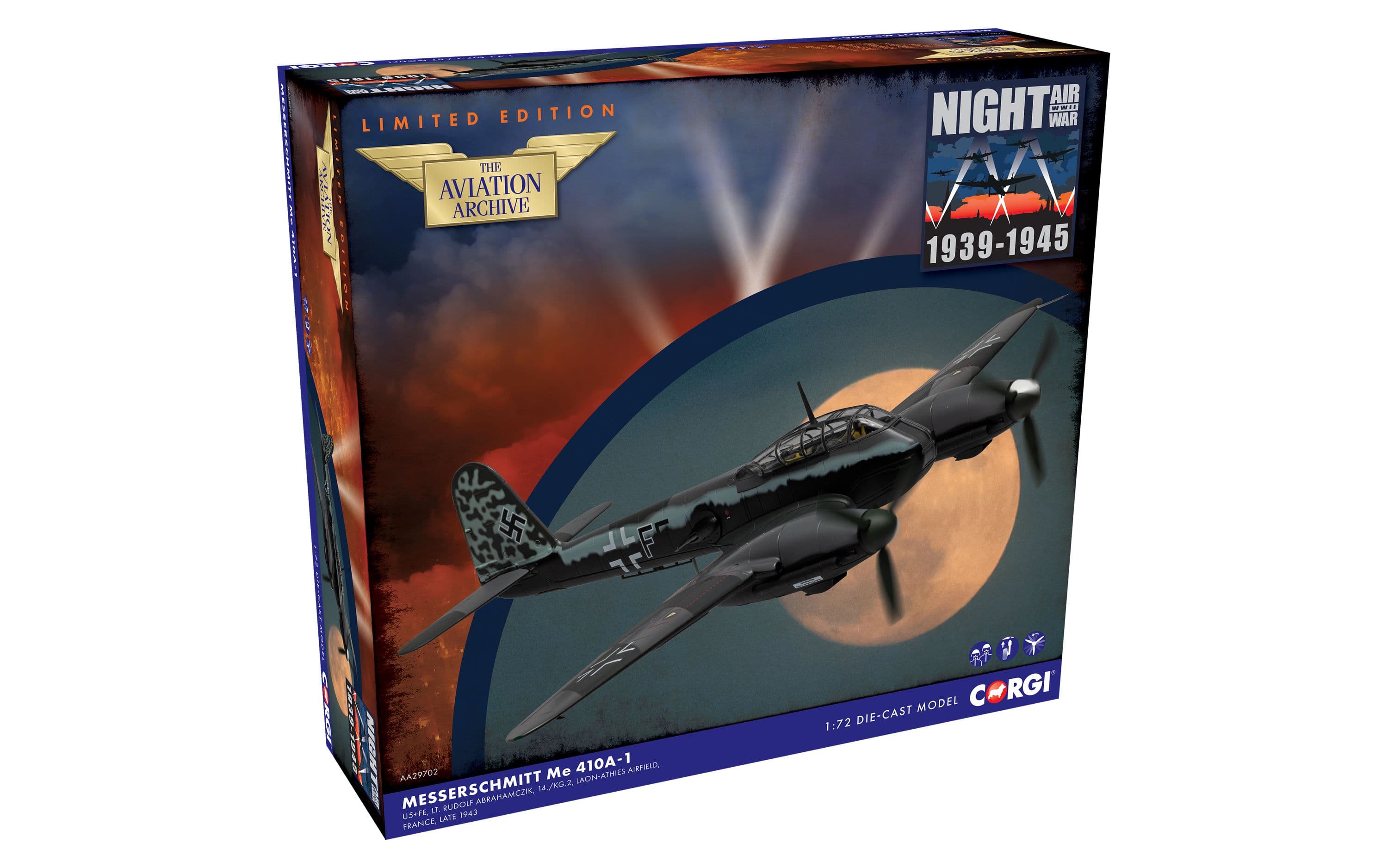 Messerschmitt Me 410A-1 U5+FE - Lt. Rudolf Abrahamczik