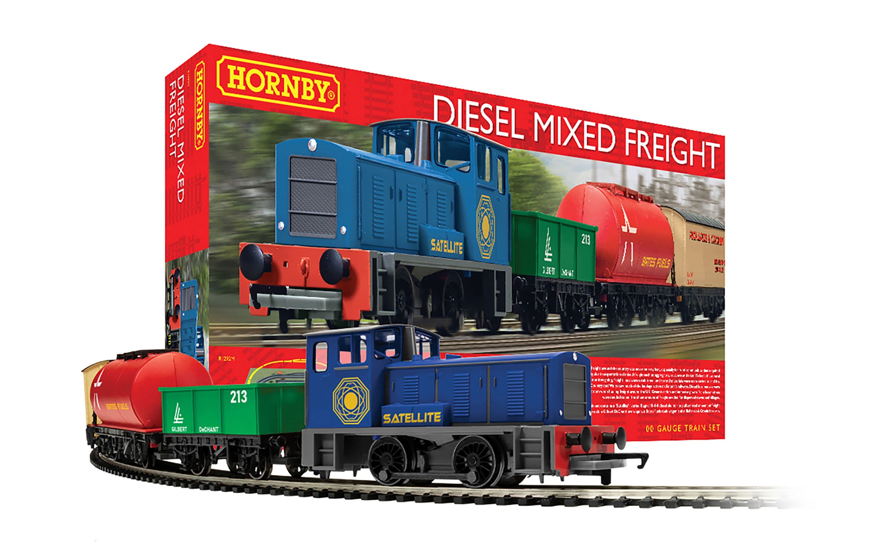 Diesel Mixed Freight Train Set