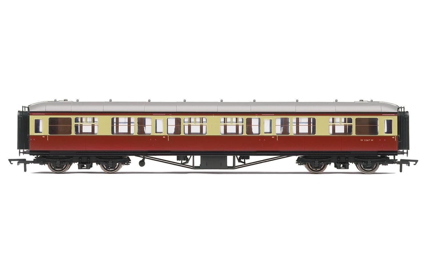 BR, 63' Hawksworth Corridor Third, W2267W - Era 4