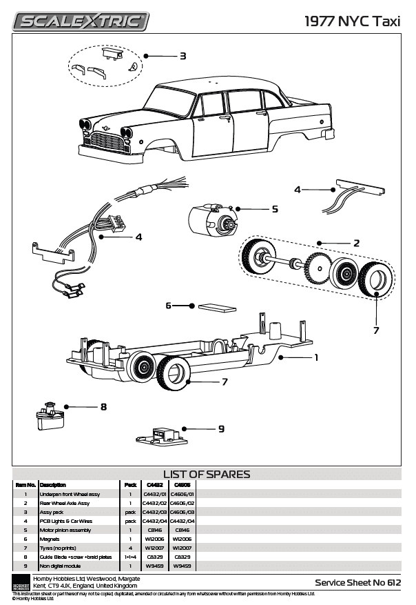 New York City Taxi - 1977