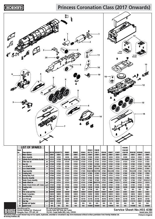 LMS - Streamlined Coronation Class - 6247 'City of Liverpool' (VE Day 80th Anniversary)