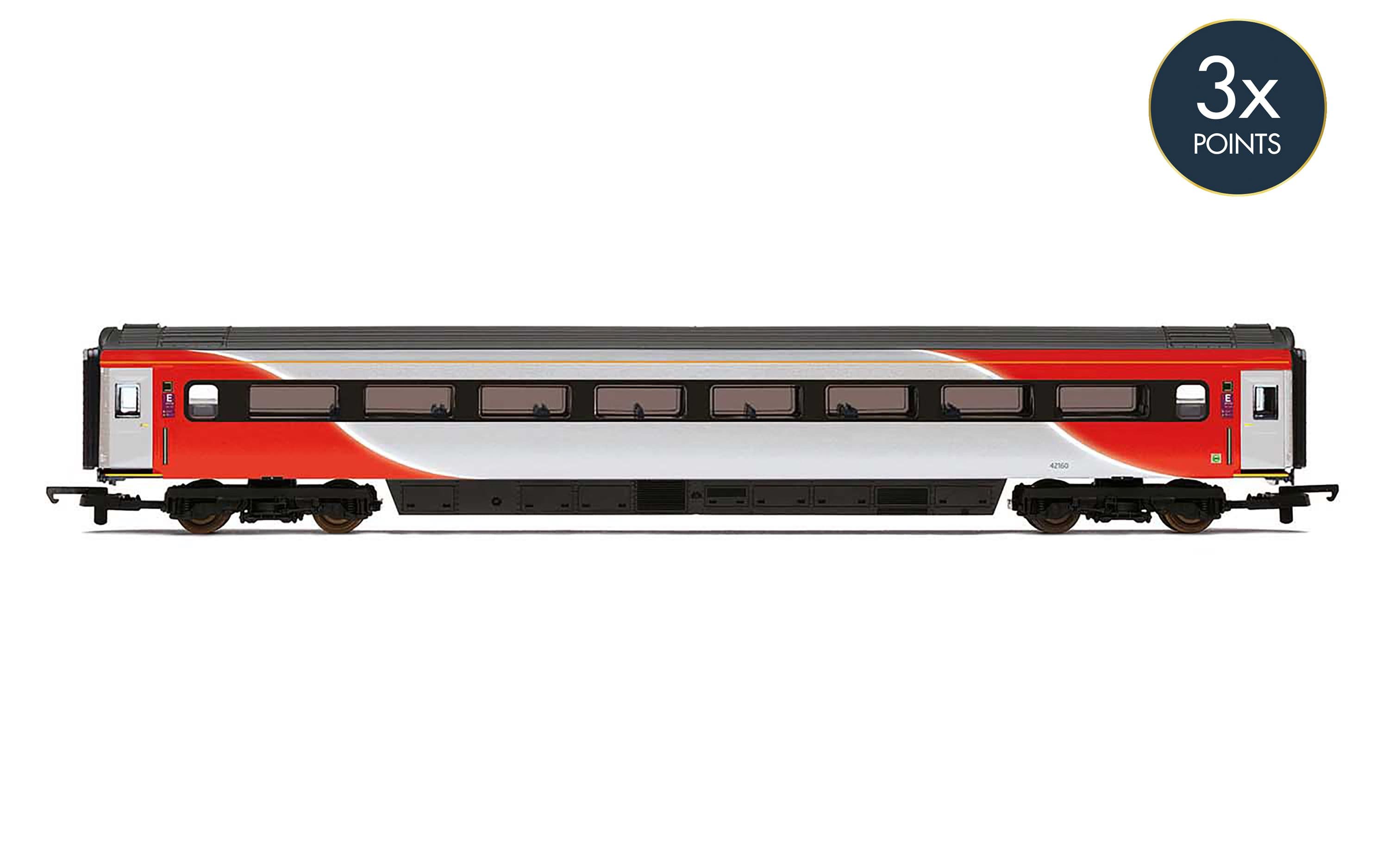 LNER, Mk3 Trailer Standard Open (TSO) , Coach E, 42160 - Era 11