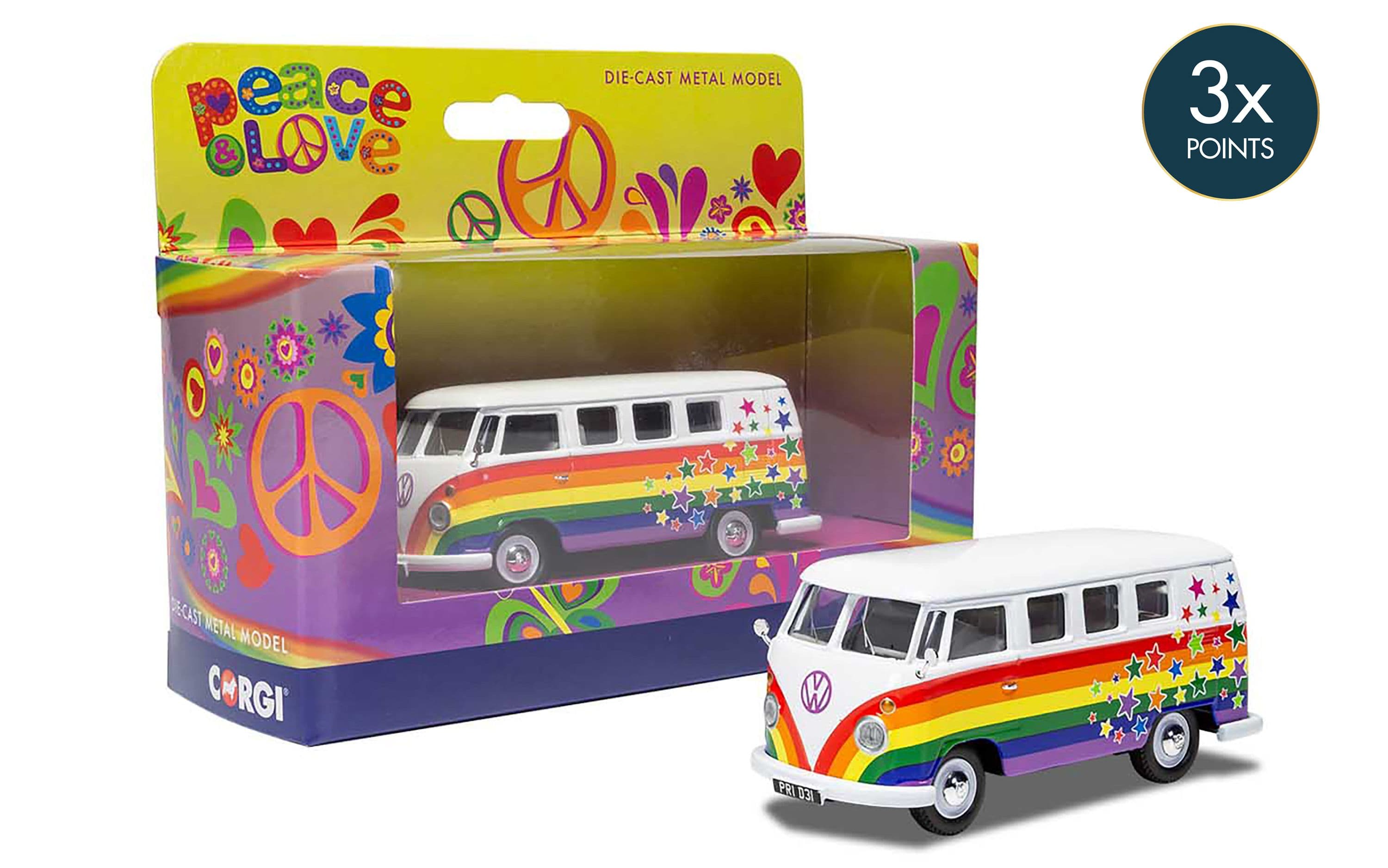 Volkswagen Campervan - Peace Love and Wishes