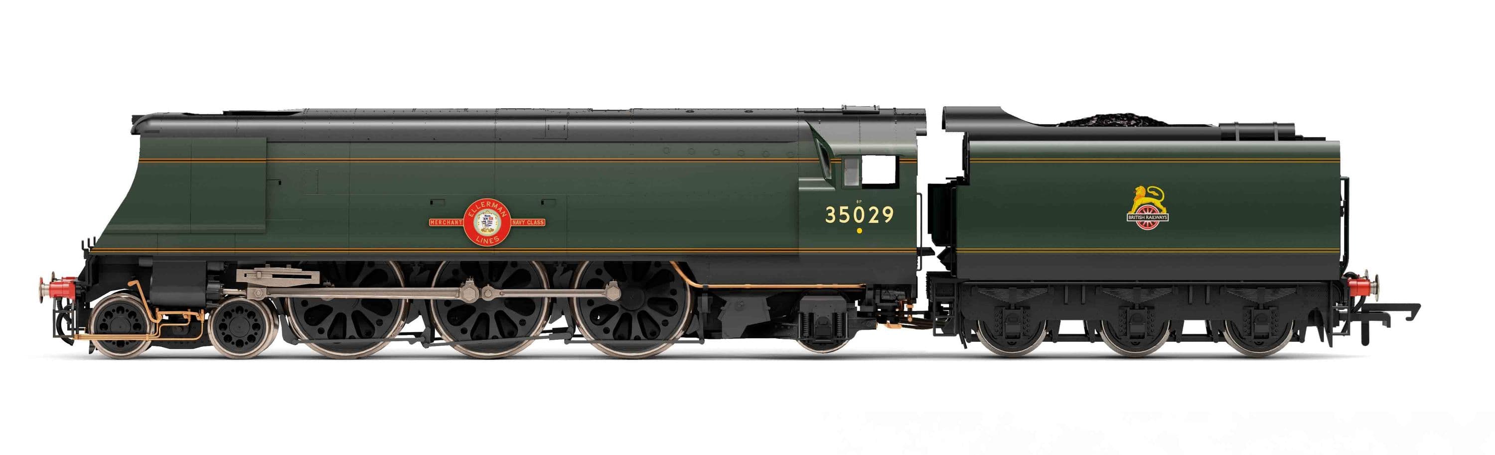 BR, Merchant Navy Class, 4-6-2, 35029 ‘Ellerman Lines’ - Era 4