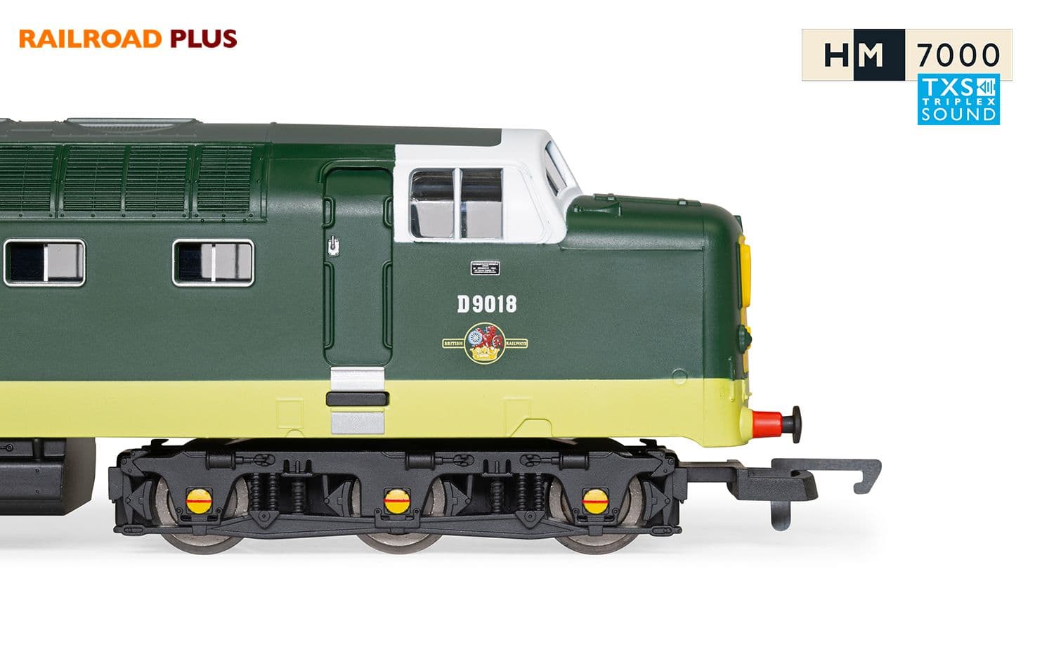 RailRoad Plus BR, Class 55, Deltic, Co-Co, D9018 ‘Ballymoss’- Era 5 (Sound Fitted)