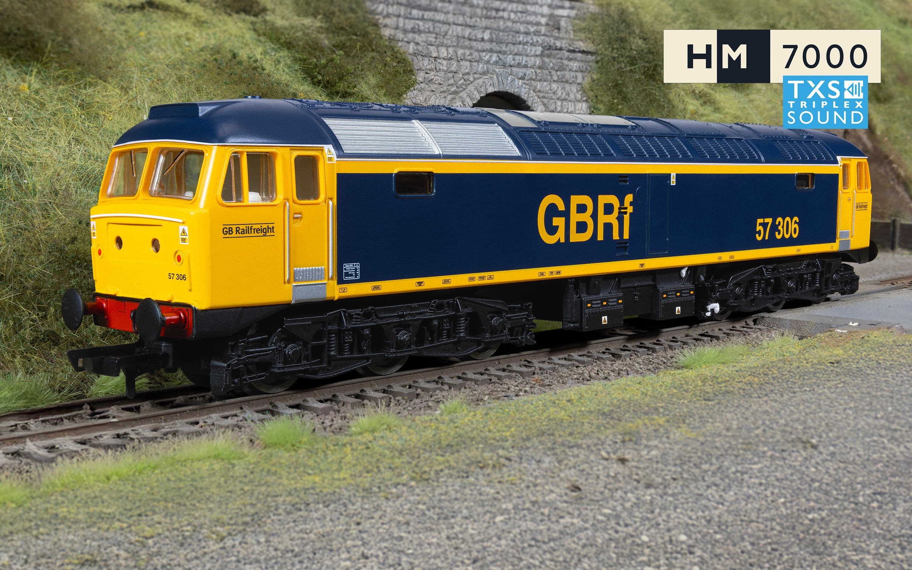 RailRoad: GBRf - Class 57 - 57306 (DCC Sound Fitted)