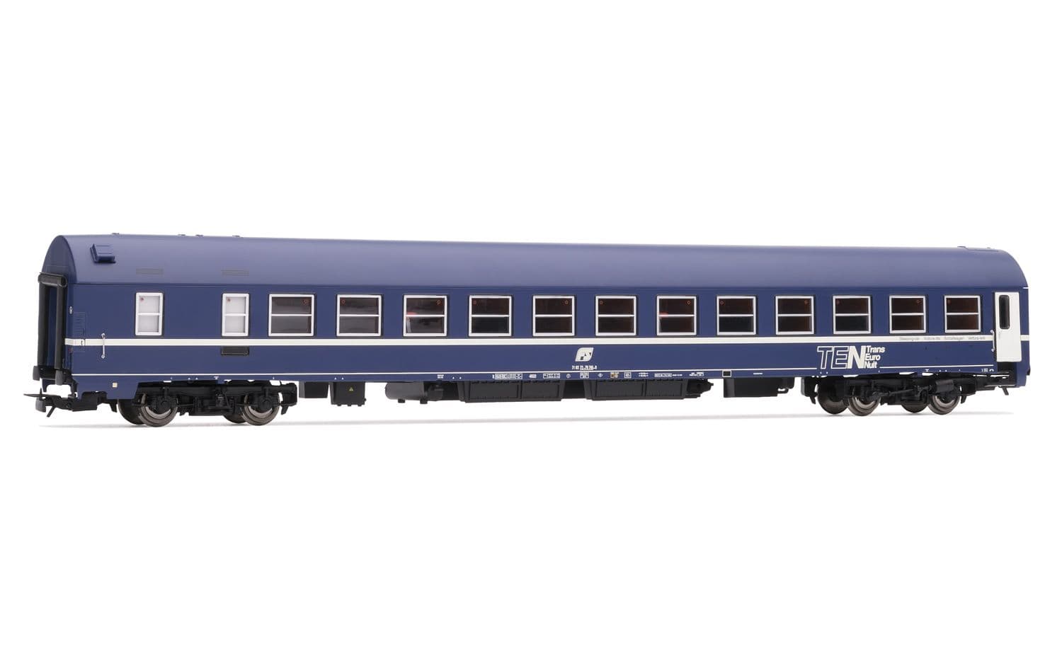 FS, sleeping car type MU 1973, TEN livery, period IV