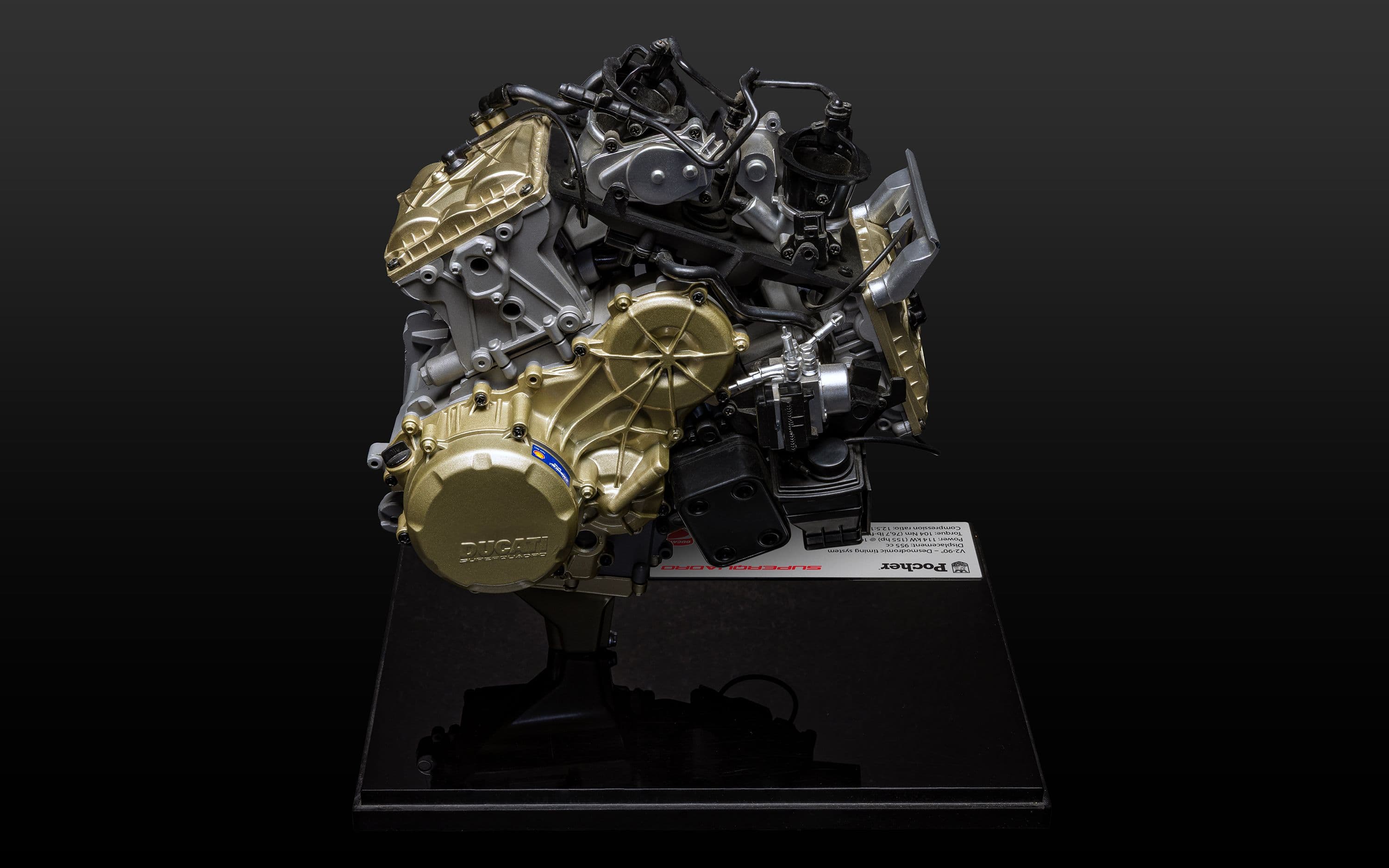 Ducati Superquadro - V2 Engine - 1:4 Scale Kit