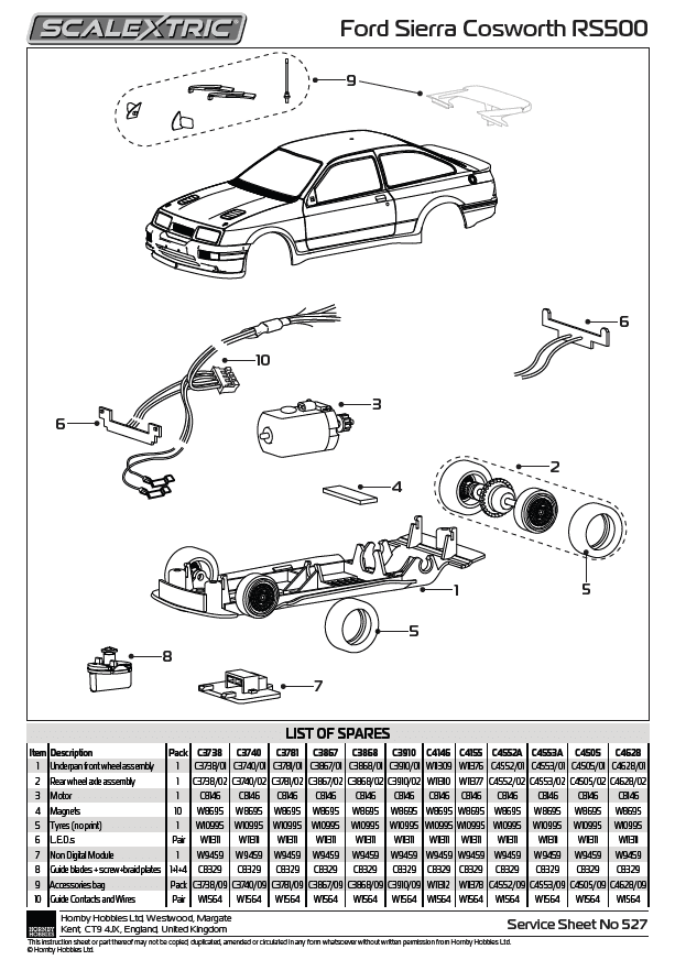 Tyre pack, Tyres pack C3734 Honda civic
