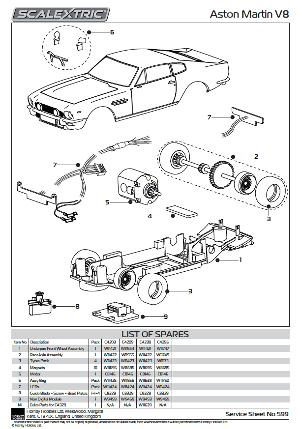 James Bond Aston Martin V8 - The Living Daylights
