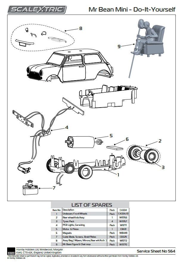Mini - Mr Bean 'Do-It-Yourself'