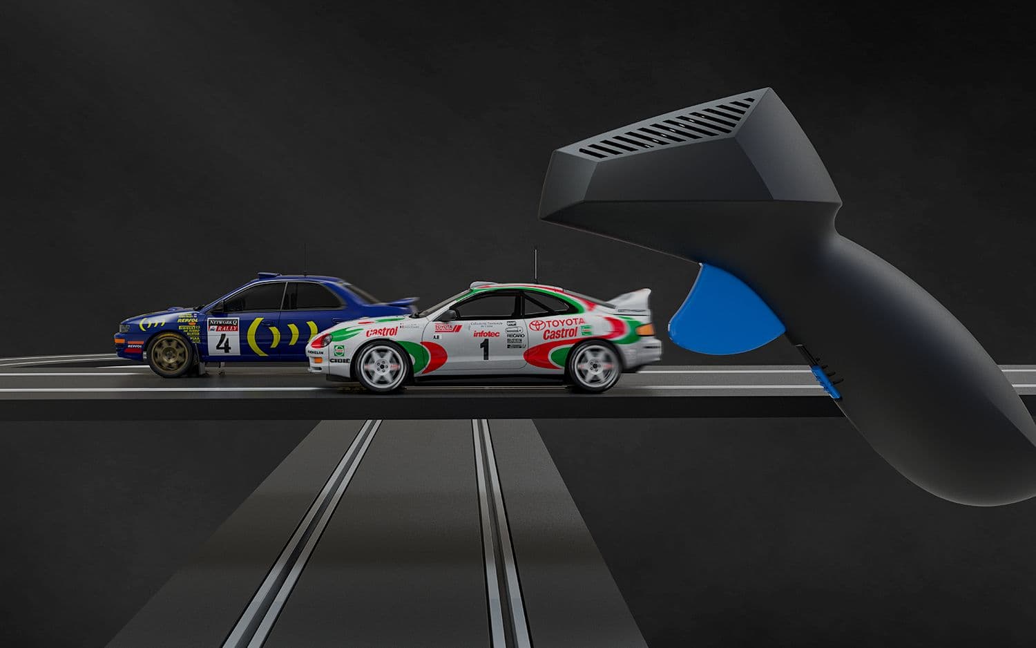 Scalextric Rally Championship - Retro Race Set (EU Plug)