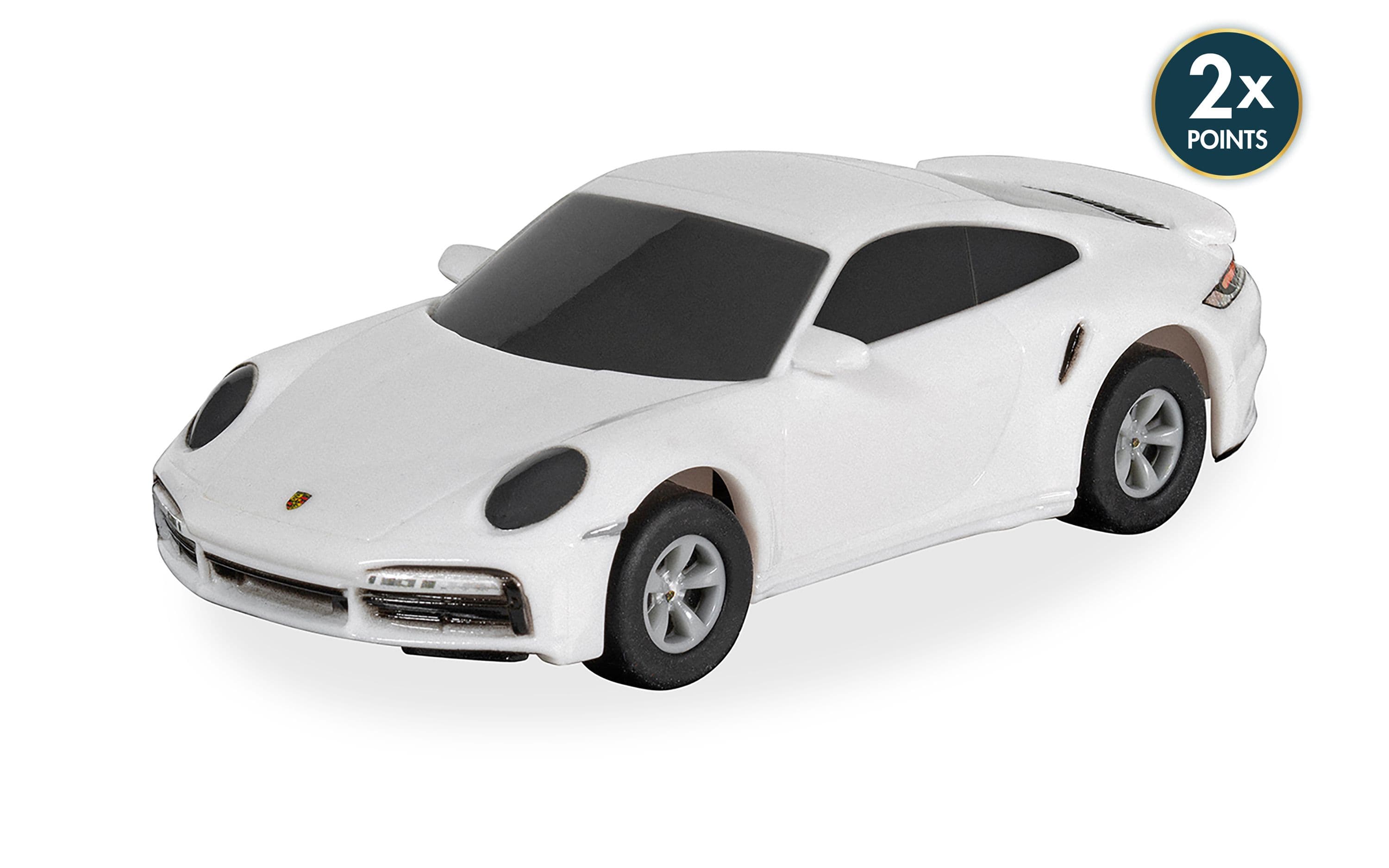 Micro Scalextric Porsche 911 Turbo Car - White