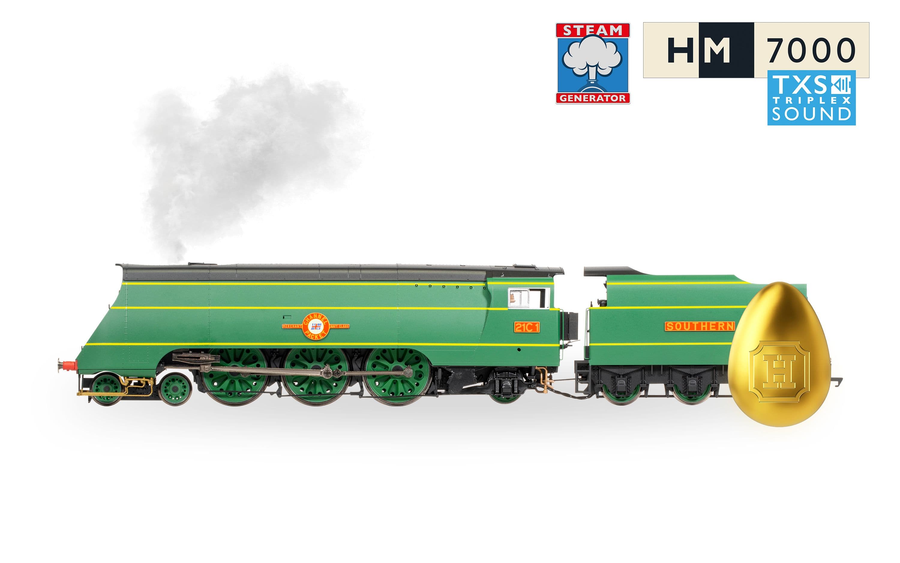 SR - Merchant Navy Class - 21C1 'Channel Packet' (With Steam Generator)