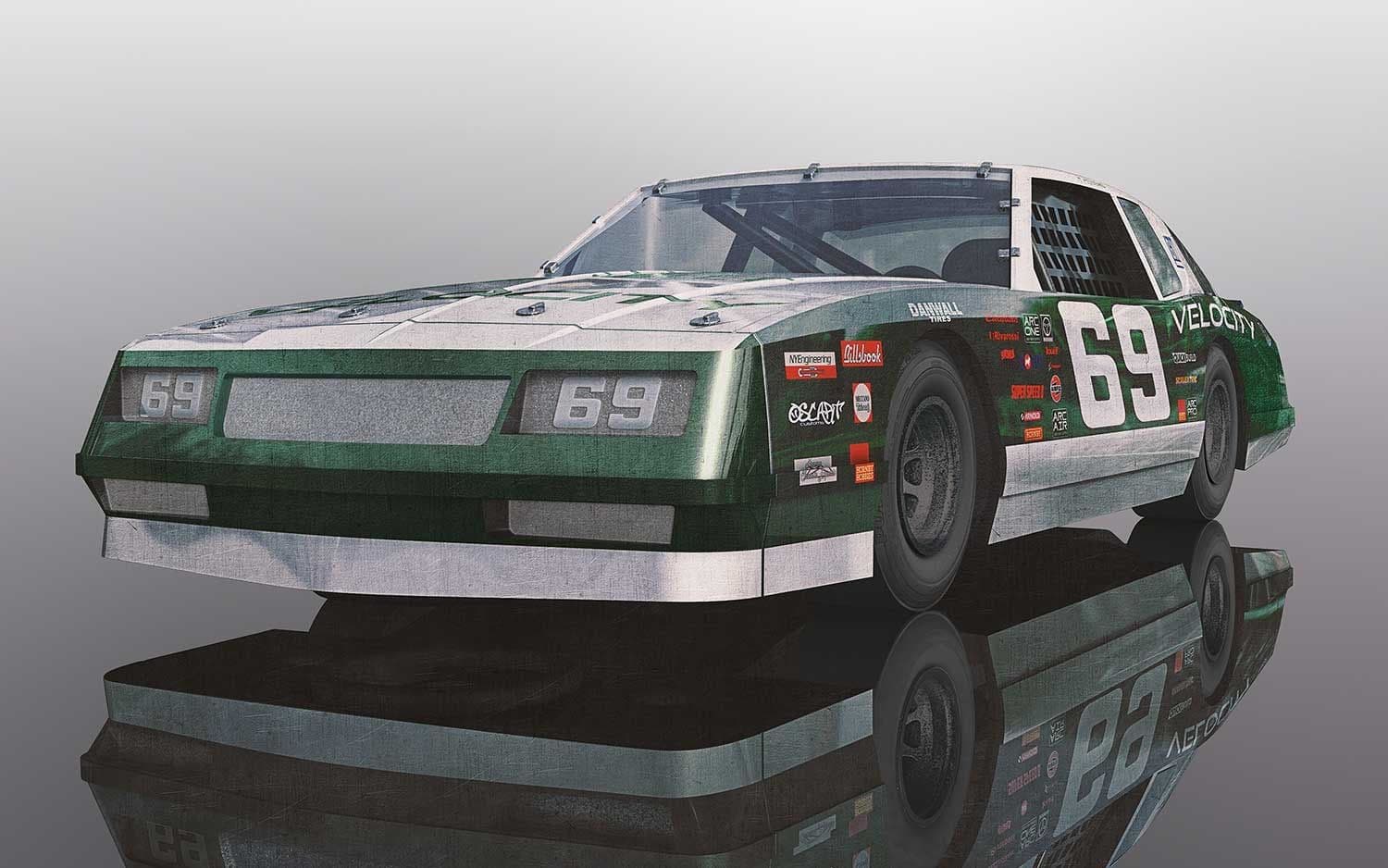 Chevrolet Monte Carlo 1986 No.69 - Green