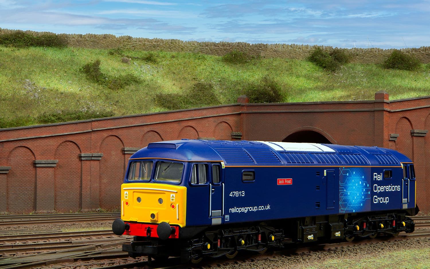 RailRoad Plus ROG, Class 47, Co-Co, 47813 ‘Jack Frost’ - Era 11