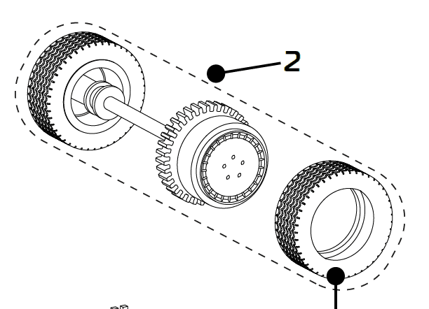 rear axle assy, REAR WHLAXLE ASSY C4226