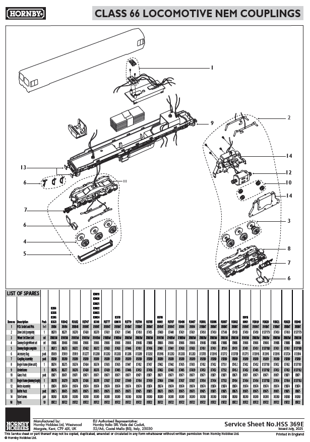 GBRf, Class 66, Co-Co, 66721 'Harry Beck' - Era 11