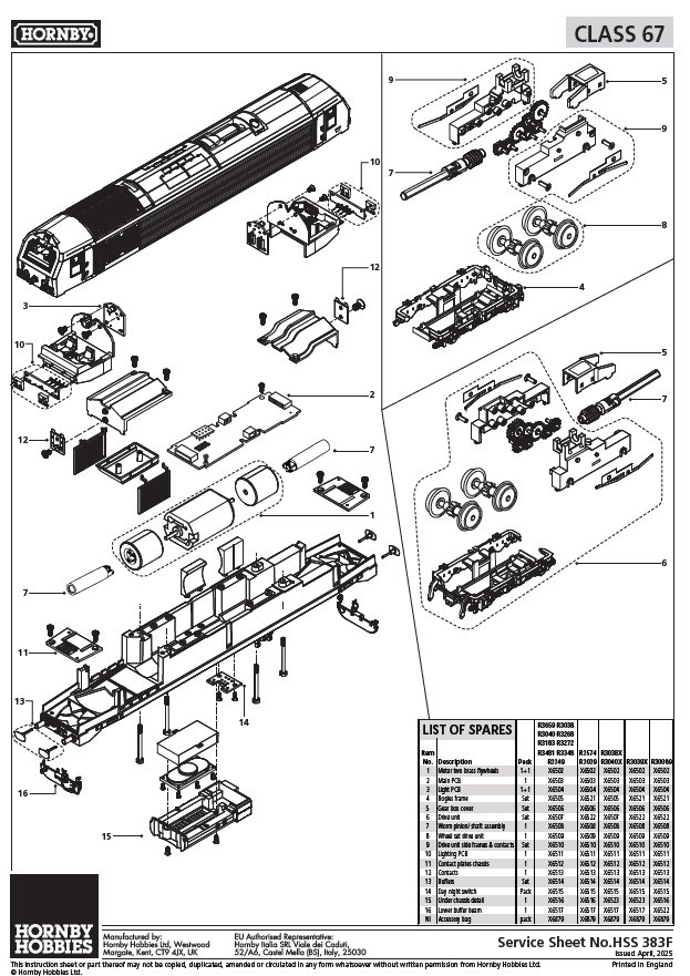 Transport for Wales, Class 67, Bo-Bo, 67014 - Era 11