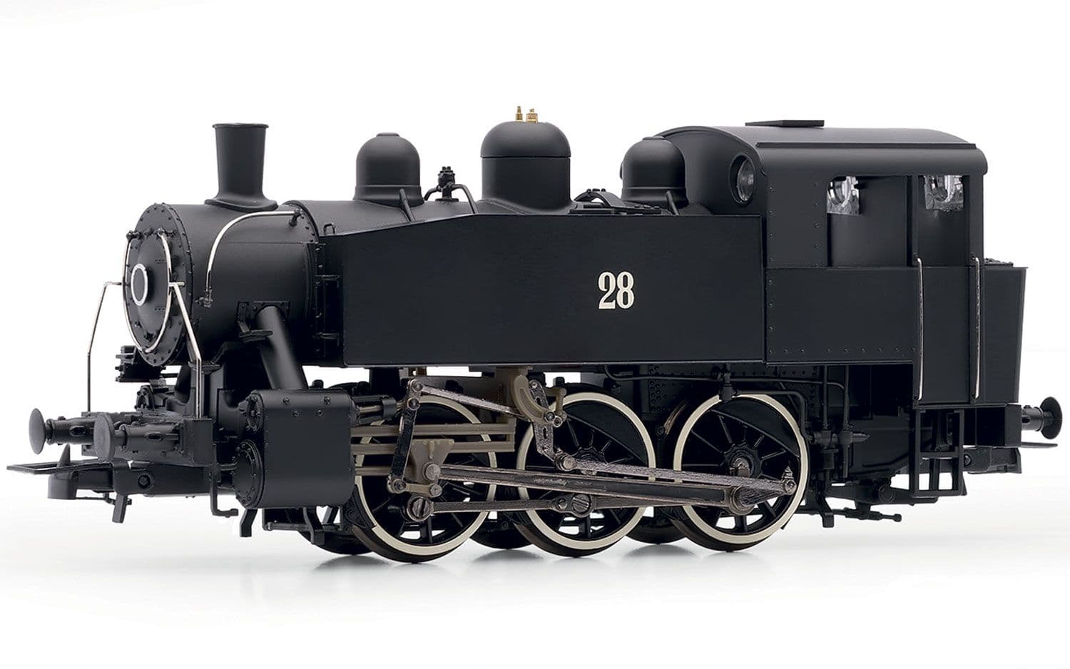 Rivarossi (H0 1:87) FS, steam locomotive S 100 (ex USATC) in black livery