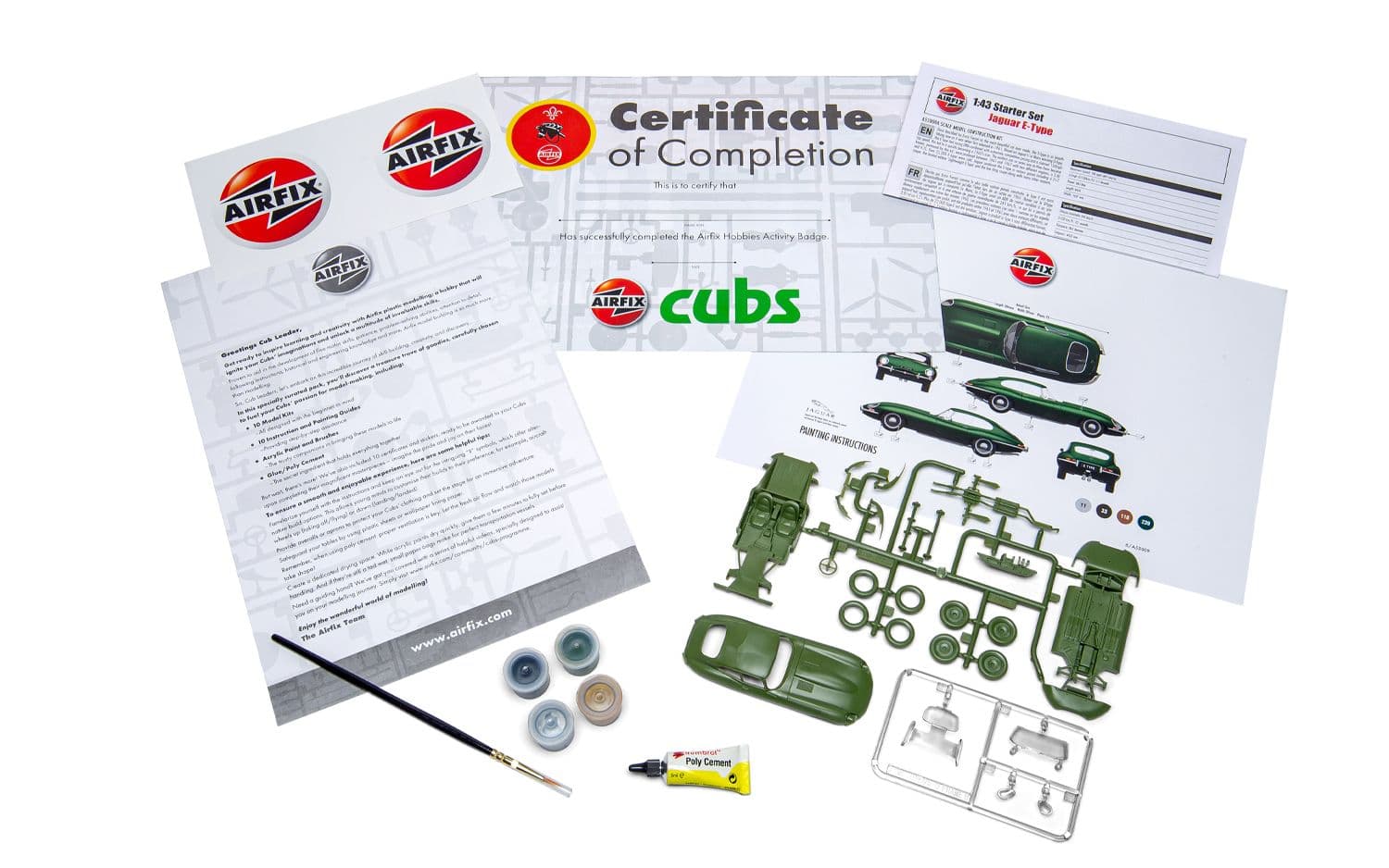 Airfix Cub Activity Packs - Jaguar E-Type
