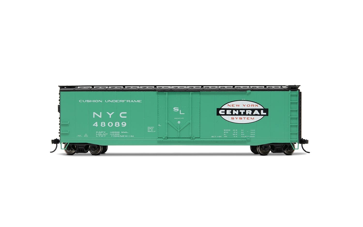 New York Central, US-Boxcar with roof walkaway, running number 48089, ep. III