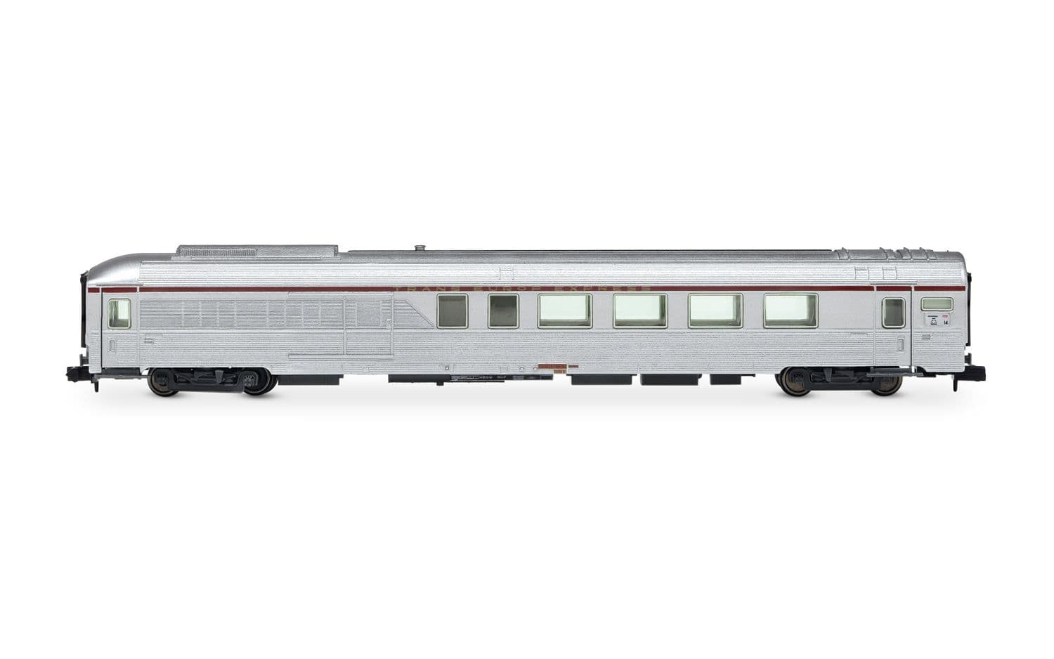 SNCF, 4-tlg. Set klimatisierter Reisezugwagen der Bauart „Mistral '69", TEE „Jules Verne", Ep. IV