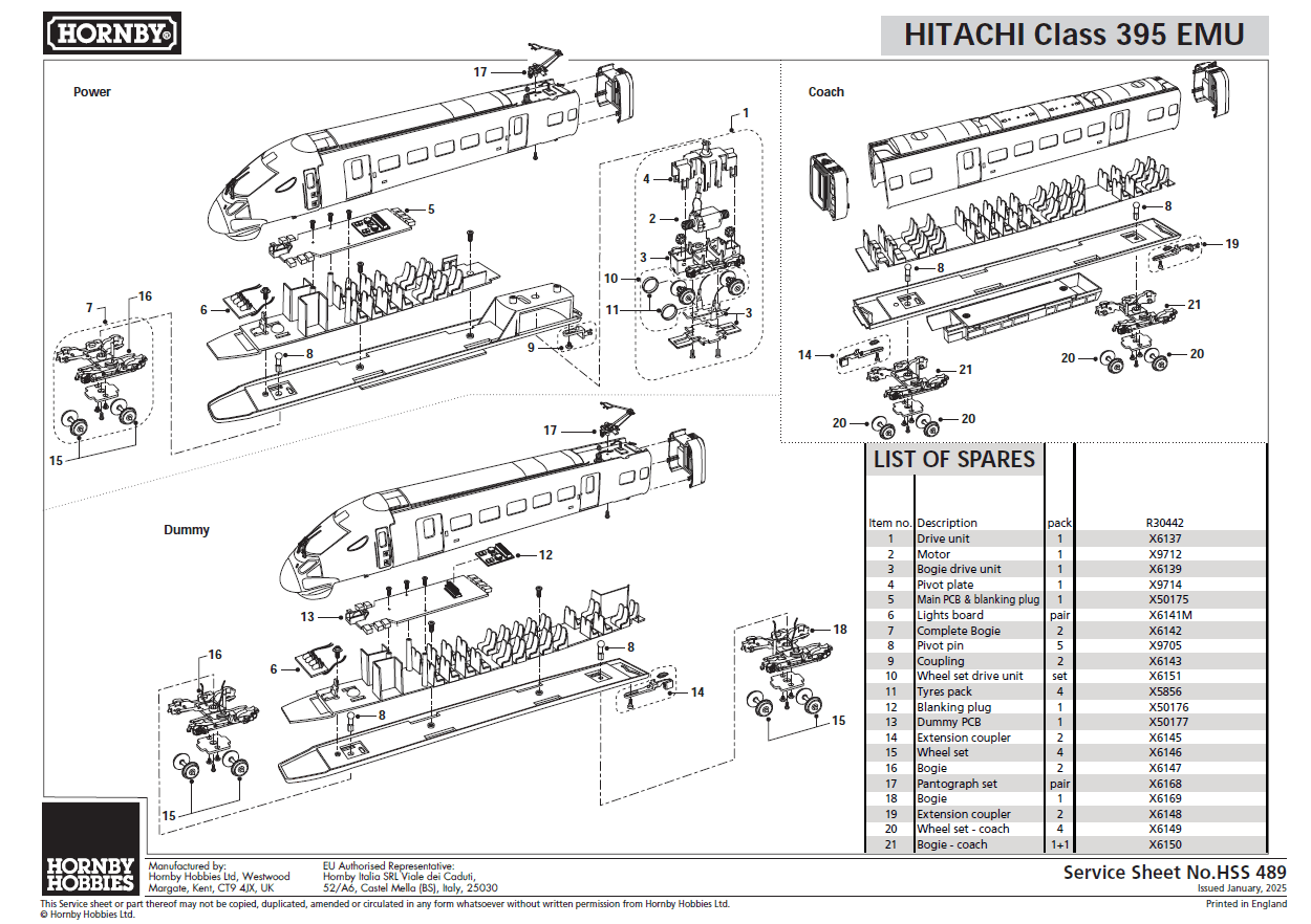Southeastern - Class 395 - 395015 - 4 Car Train Pack (Railway 200)