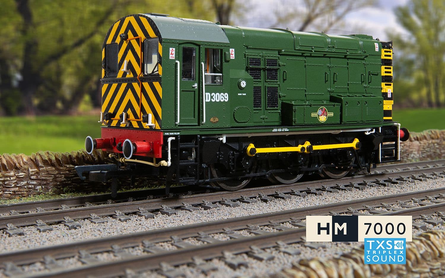 BR, Class 08, 0-6-0, D3069 - Era 5 (Sound Fitted)