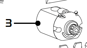 Scalextric Standard Motor Pack (35mm Shaft)
