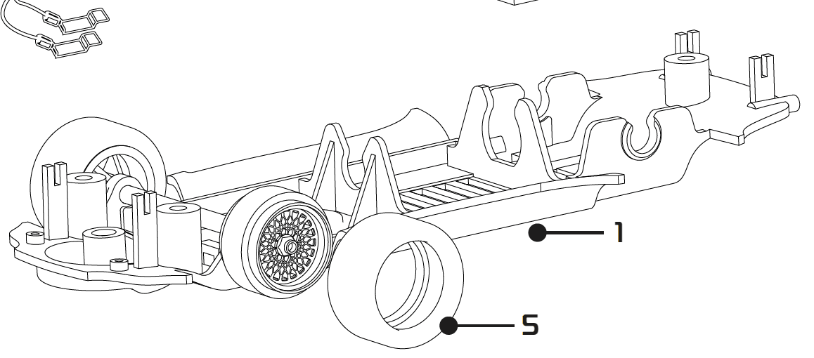 Underpan/ Front axle assembly, UNDERPAN FRT WHLS C4351
