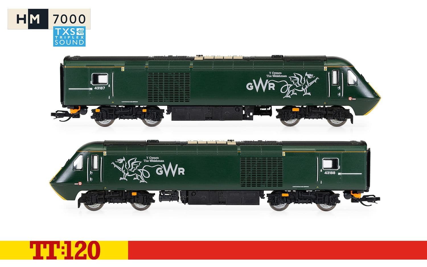 GWR - Class 43 HST - Train Pack  (DCC Sound Fitted)