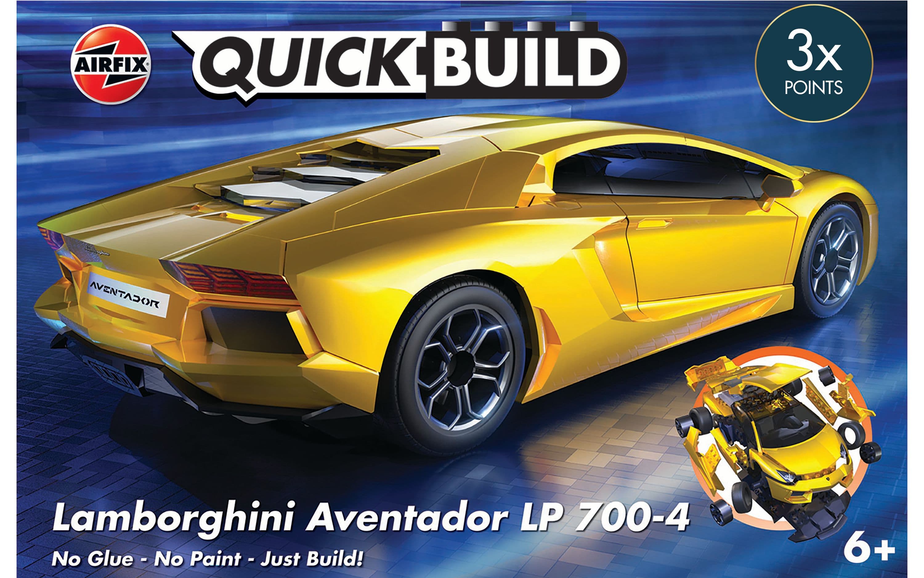 QUICKBUILD Lamborghini Aventador - Yellow