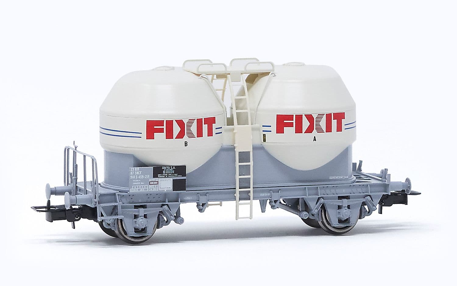 SNCF, wagon silo à 2 essieux Ucs, « Fixit », ép. V