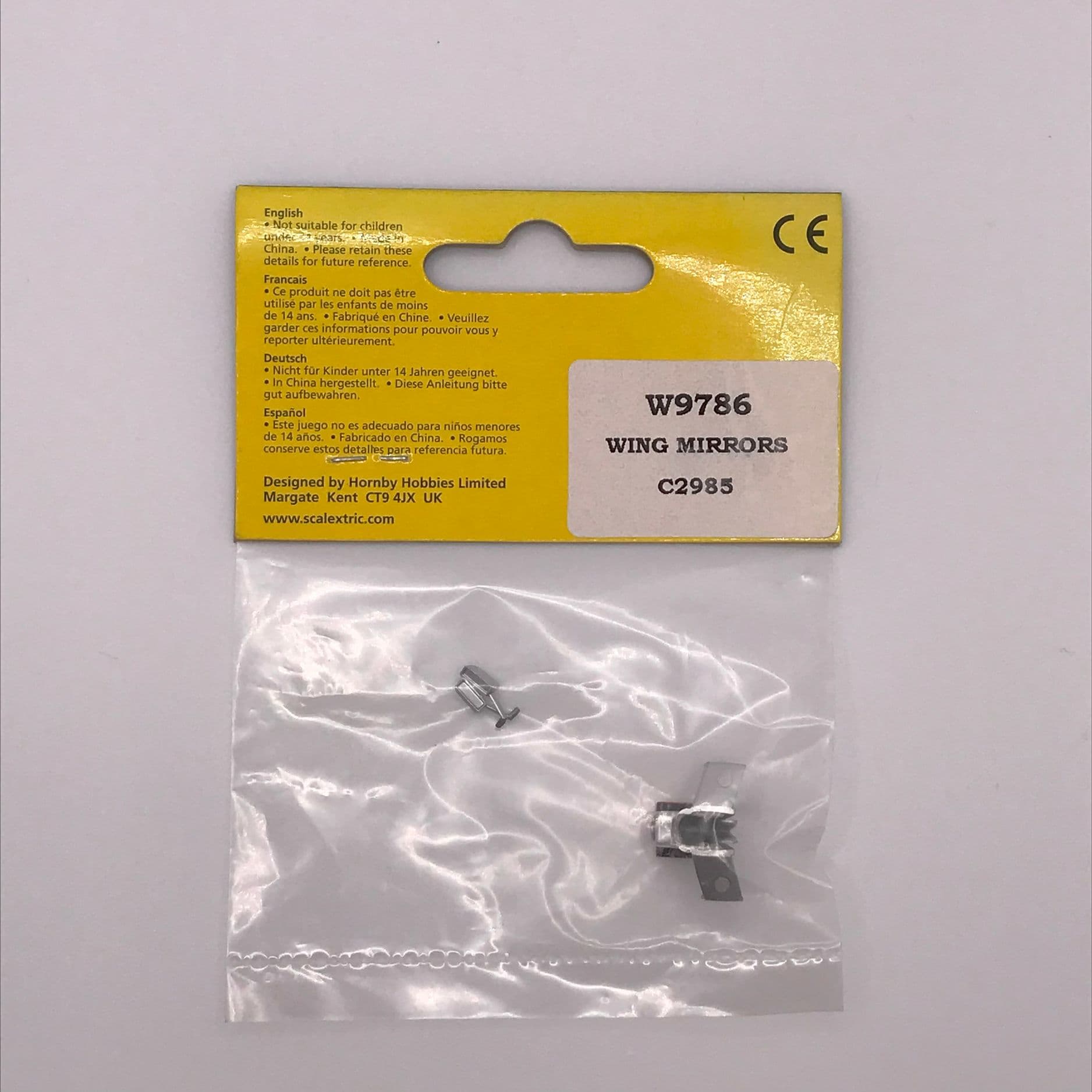 accessory pack, McLaren F1 MP4-21 Wing Mirrors and Camera (C2865)