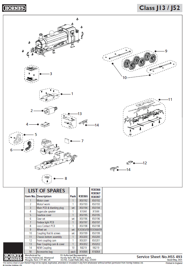 BR Early - Class J52 - 68873