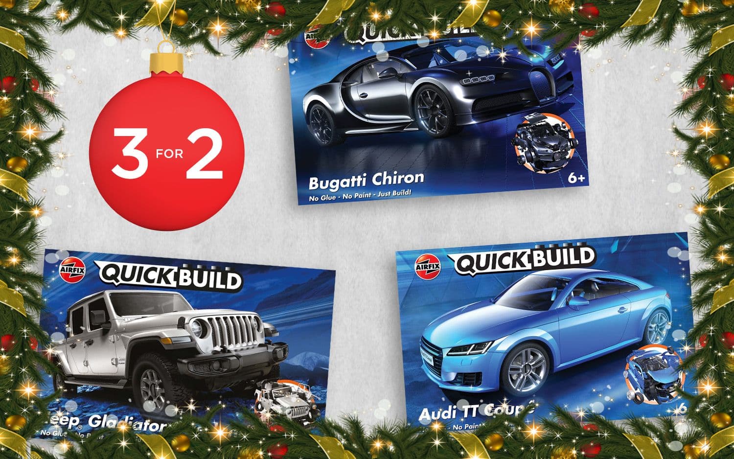 Quickbuild - 3 for 2 - Christmas Pack 1