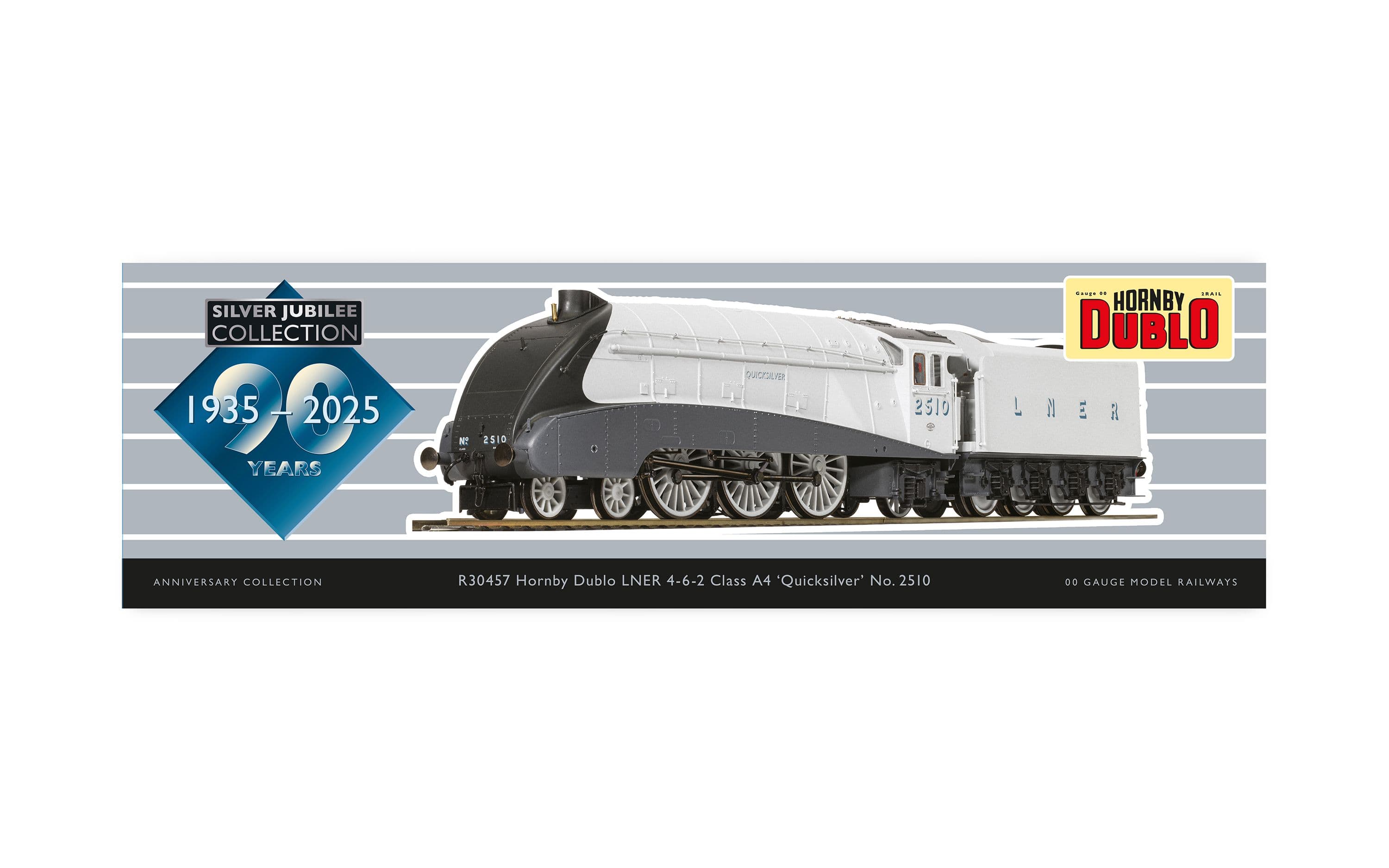 Hornby Dublo: LNER - Class A4 - 2510 'Quicksilver' (Silver Jubilee Collection)