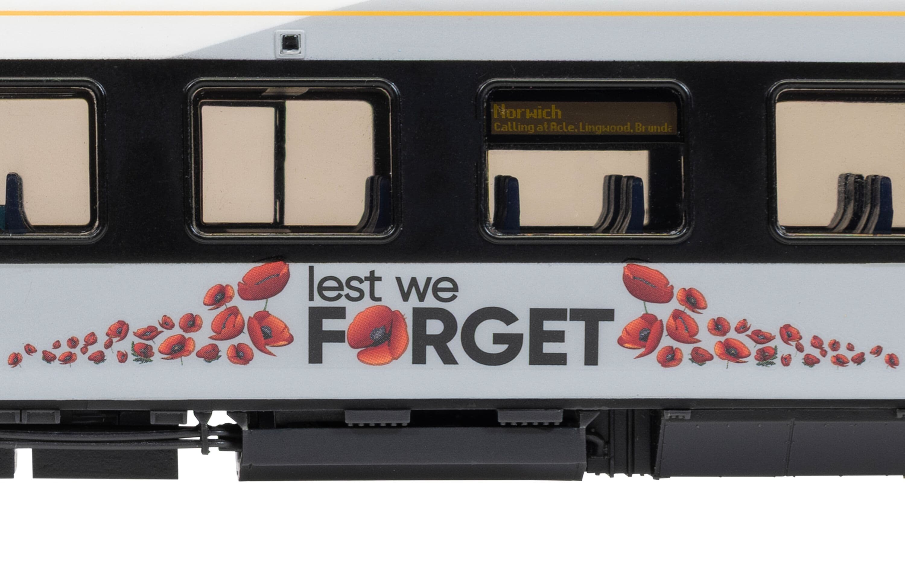 Flirt - Greater Anglia - Class 755 - 755414 'Lest We Forget' - 4 Car Train Pack