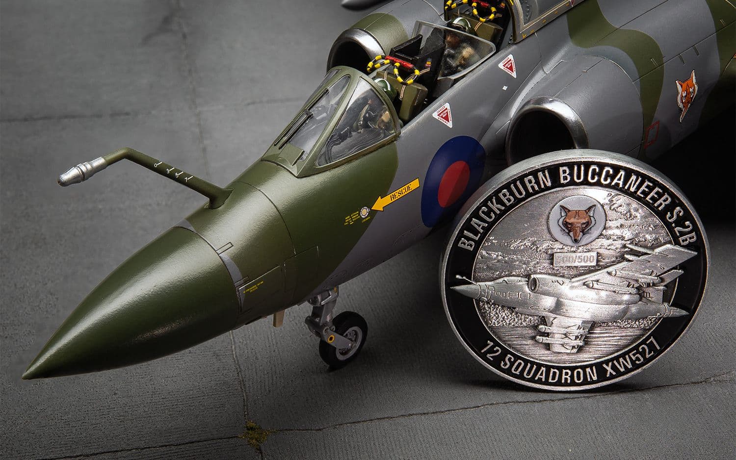 Blackburn Buccaneer S.2B + Collector's Coin