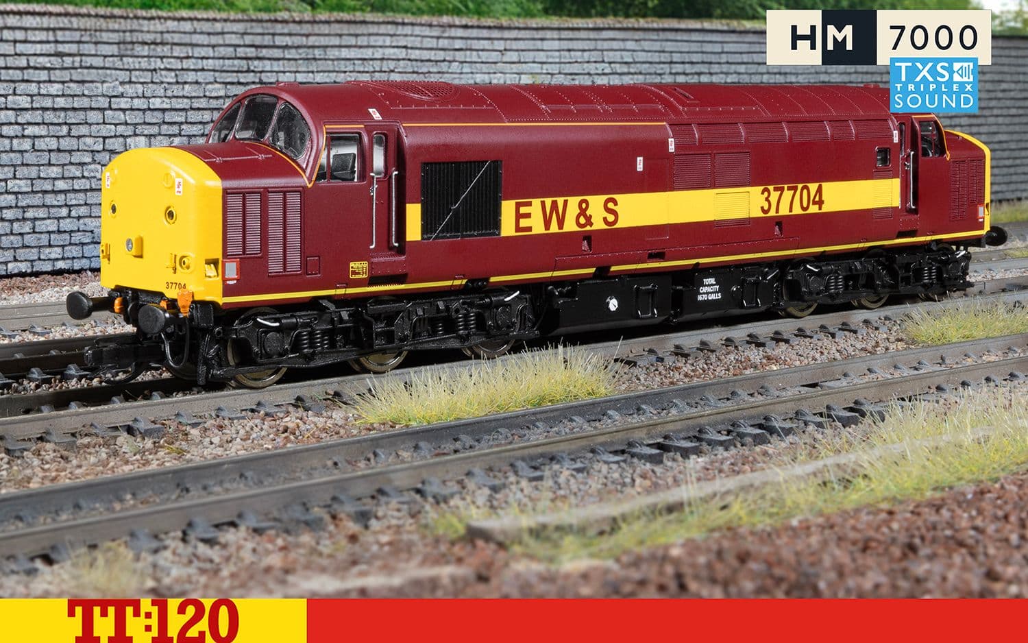 EWS - Class 37 - 37704 (DCC Sound Fitted)