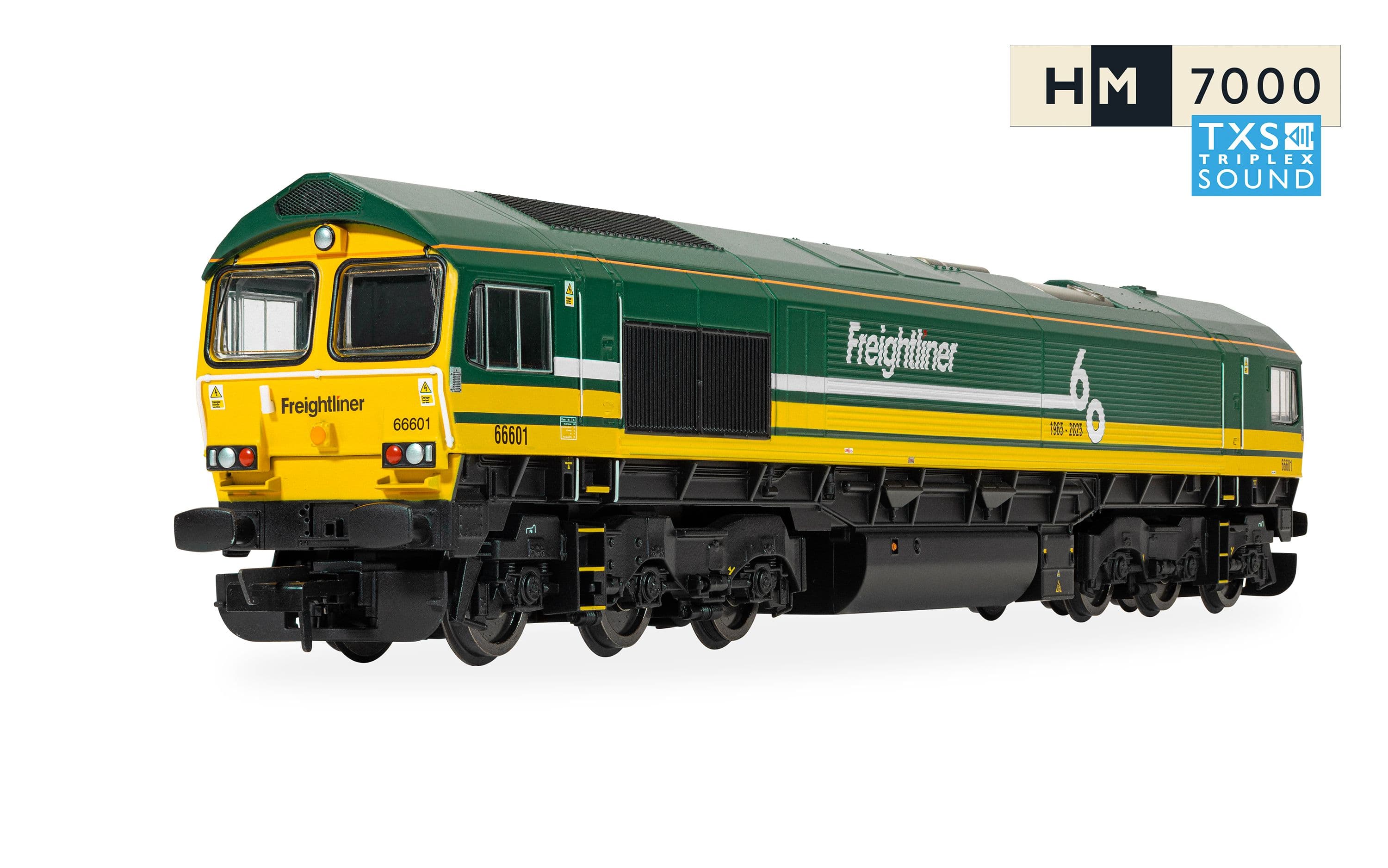 RailRoad: Freightliner Class 66 - 'Freightliner 60' - 66601 (DCC Sound Fitted)