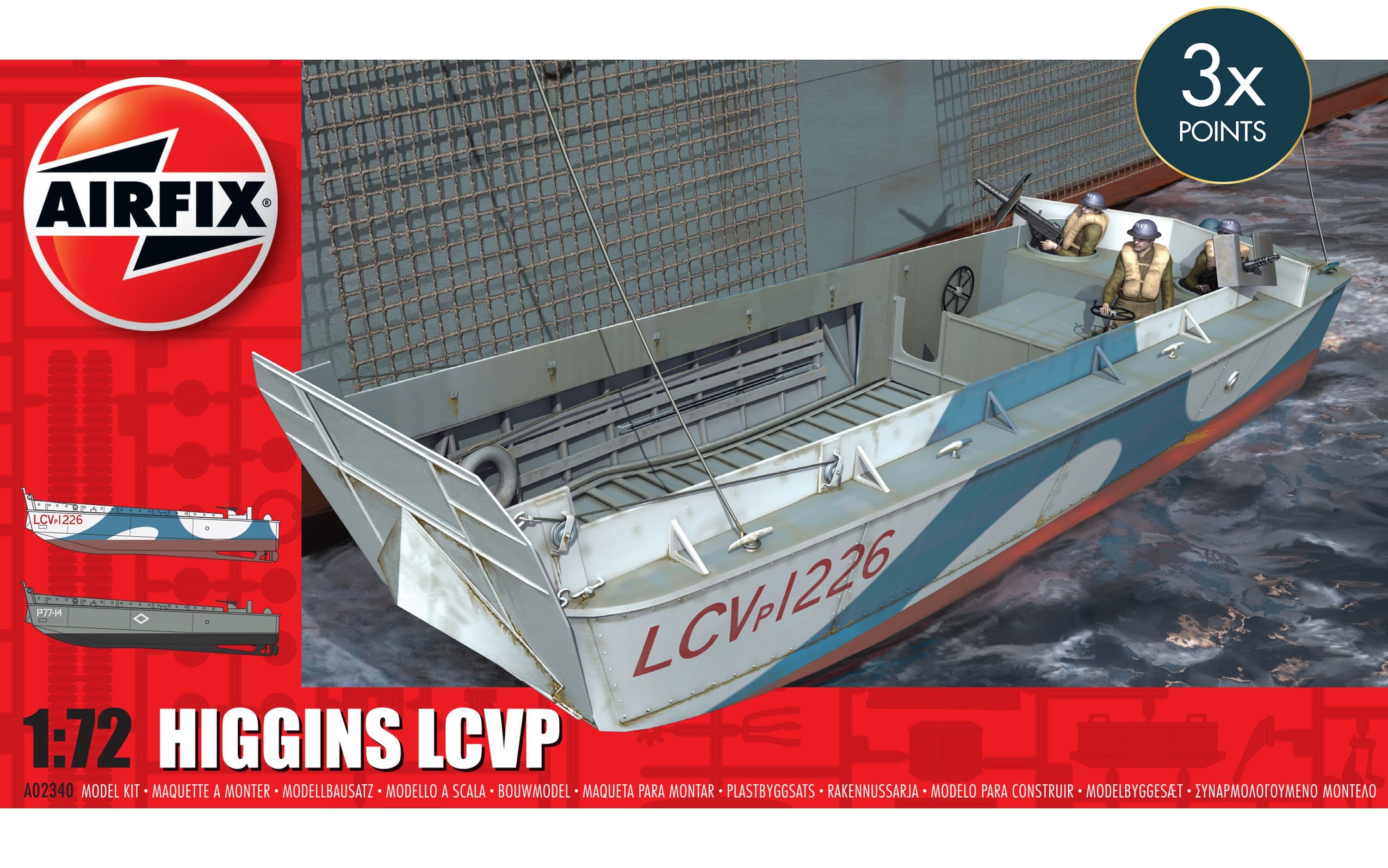 A02340 Airfix | Higgins LCVP - Plastic modelling Kit