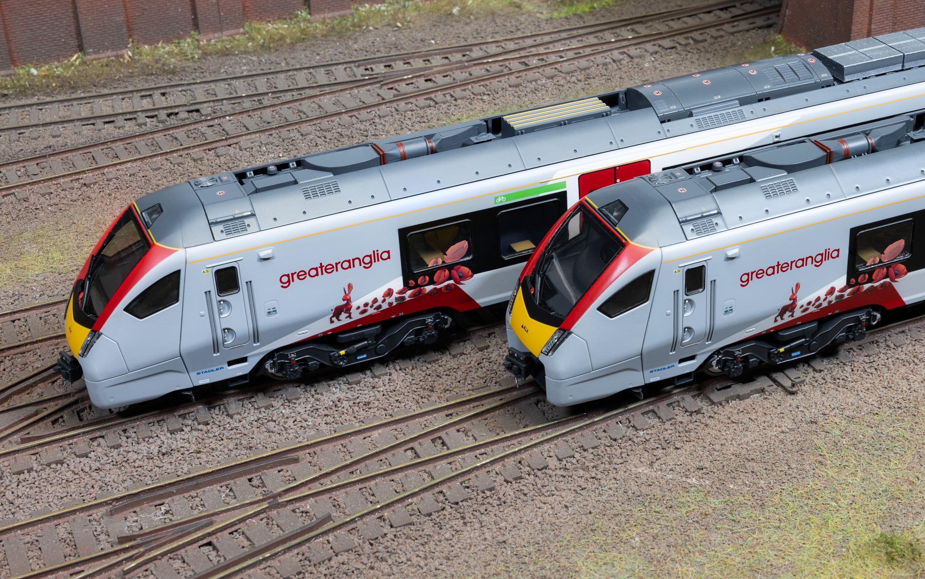 Flirt - Greater Anglia - Class 755 - 755414 'Lest We Forget' - 4 Car Train Pack
