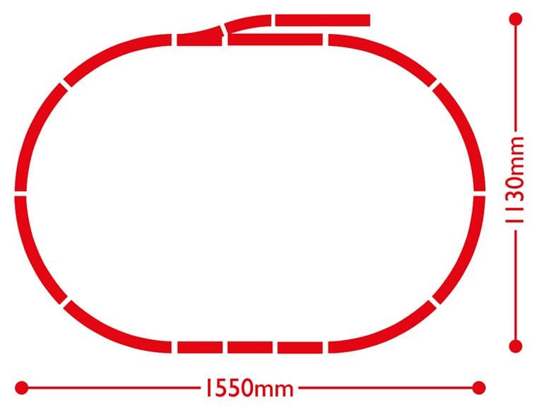 Diesel Mixed Freight Train Set
