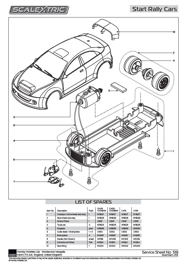 Tyre pack, Start Rally Car Tyre Pack