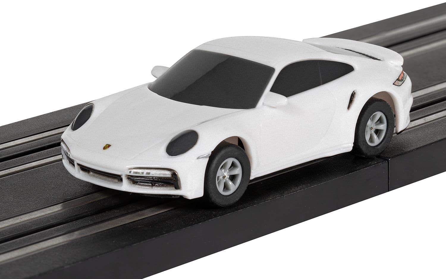 Micro Scalextric Porsche 911 Turbo Car - White